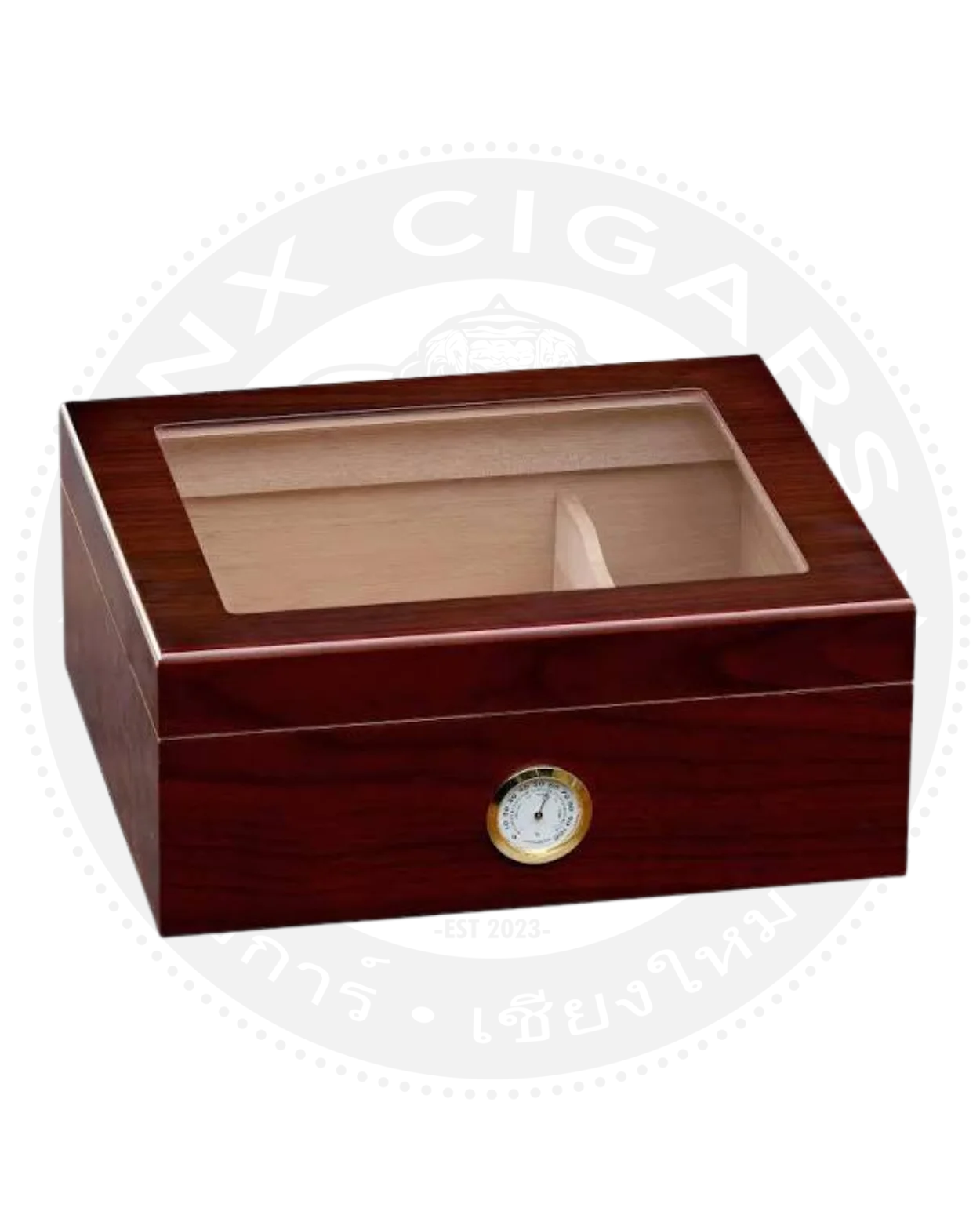 20 to 25 Cigar Humidor Walnut